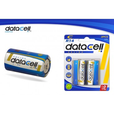 BLISTER 2 PILES R14/C -1.5V - DATACELL ( 48 PIECES)