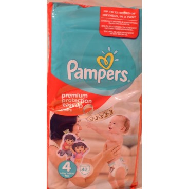 PAMPERS EASY UP TAILLE 4 - 42 COUCHES