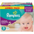PAMPERS ACTVE FIT JUMBO TAILLE 3 76 COUCHES
