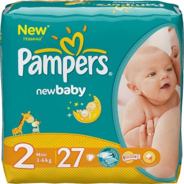 PAMPERS NEW BABY DRY TAILLE 2 (6*27) 162 COUCHES