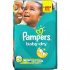 Pampers Baby Dry Sz 5+  2x48 couches