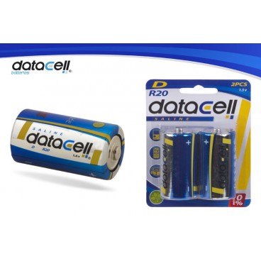 BLISTER 2 PILES R20/D -1.5V - DATACELL ( 48 PIECES)
