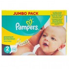 Pampers New Baby Taille 2 (3-6kg, 6-13lbs) Jumbo pack 70 couches