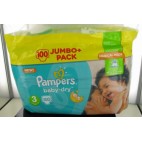 Pampers Baby Dry taille 3 (5-9kg ,11-20 lbs)Jumbo pack 100 couches 