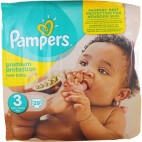 pampers new baby t3 (lot 4*29 couches) 116 couches