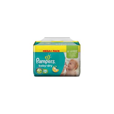 Pampers baby dry t4+ 92 couches 