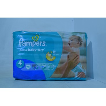 PAMPERS ACTIVE BABY DRY TAILLE 4 (3x46 C)