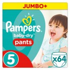 Pampers BABY DRY PANTS t5 X 64 KLL 8001090311689