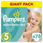 PAMPERS ACTIVE BABY DRY T5 X78C