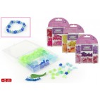 JEU PERLES À ENFILER 4 ASS ( 24 PIECES)