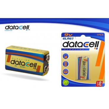 BLISTER 1 PILE 9V ALCALINE - DATACELL ( 48 PIECES)