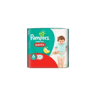 PAMPERS easy up PANTS TAILLE 6-3x21c