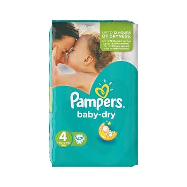 Pampers baby dry t4 2x47 couches