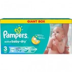 Pampers active baby dry t3 x 108 couches