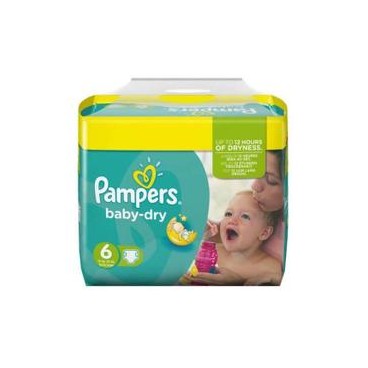 pampers baby dry t6 x 26 couches