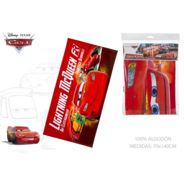 SERVIETTE DE PLAGE 70X140 - CARS ( 6 PIECES)