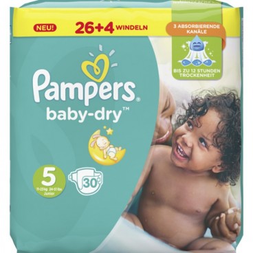 PAMPERS BABY DRY T5 LOT 3X30 KLL 8001090336538