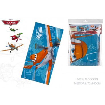 SERVIETTE DE PLAGE 70X140 - PLANES ( 6 PIECES)
