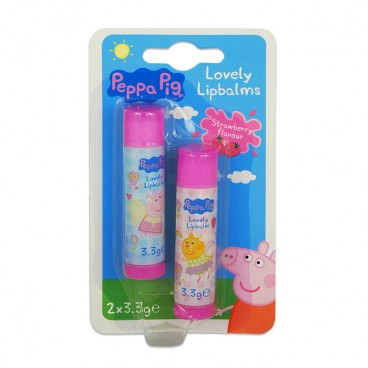 PEPPA PIG BAUME A LEVRE FRAISE 2PK