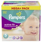 PAMPERS ACTIVE FIT T5 X74 COUCHES