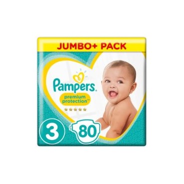 PAMPERS PREMIUM T3 X 80 COUCHES