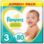 PAMPERS PREMIUM T3 X 80 COUCHES