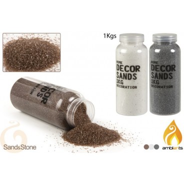 POT 1 KG SABLE DÉCORATION - 3 ASS ( 6 PIECES)