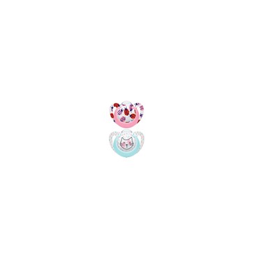 NUK GENIUS COLOR  SILICONE 6-18 MOIS. MIX MODELE GARÇON ET FILLE ()