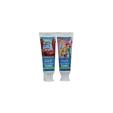 ORAL B DENTIFRICE 75 ML. PRO- EXPERT STAGES. 6 U. CARS + 6 U. PRINCESS. (EN.) juin-20