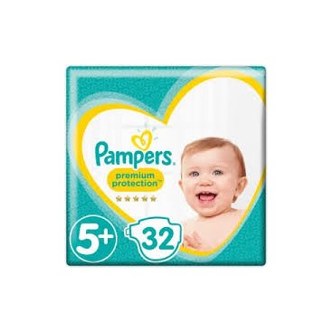 PAMPERS PREMIUM PROTECTION T5+ LOT 2X32 KLL 8001090299666