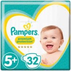 PAMPERS PREMIUM PROTECTION T5+ LOT 2X32 KLL 8001090299666
