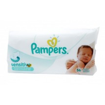 LINGETTES PAMPERS SENSITIVE (COLISAGE:9X56)