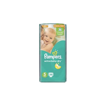 PAMPERS ACTIVE BABY DRY T5 3X58