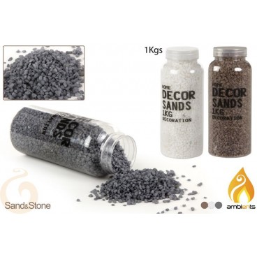 POT 1 KG GRAVIER DÉCORATION - 3 ASS ( 6 PIECES)