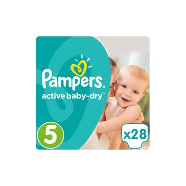 PAMPERS ACTIVE BABY DRY T5 6X28