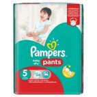 PAMPERS BABY DRY PANTS T5X36 COUCHES RU94