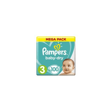 PAMPERS BABY DRY T3 X 100 KLL 8001090268617