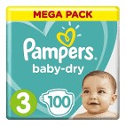PAMPERS BABY DRY T3 X 100 KLL 8001090268617