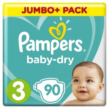 PAMPERS BABY DRYT3X90 RU56