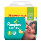 PAMPERS BABY DRY T5X72 RU56