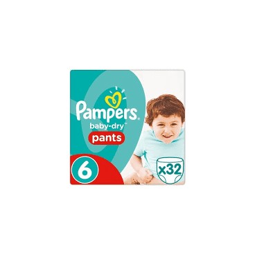 PAMPERS BABY DRY PANTS T6 3X32 KLL 8001090701428