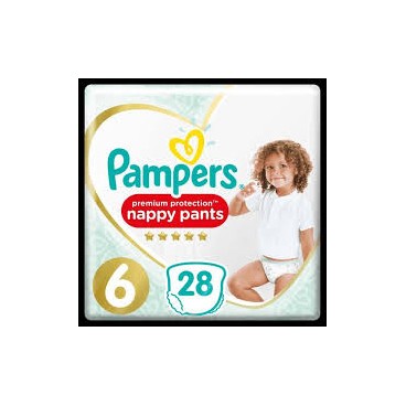 PAMPERS PREMIUM PROTECTION PANTS T6 3X28
