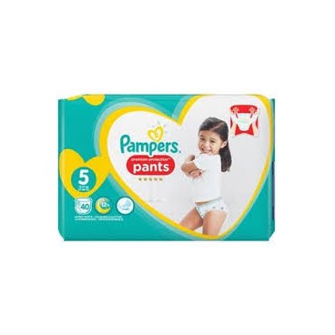 PAMPERS PREMIUM PROTECTION ACTIVE FIT PANTS T5 2X40