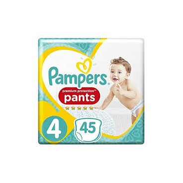 PAMPERS PREMIUM PROTECTION PANTS T4 2X45 COUCHES