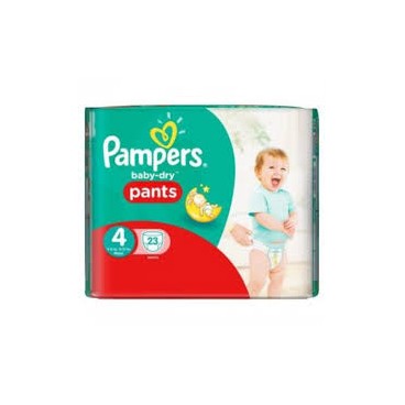 PAMPERS BABY DRY PANTS T4 LOT 4X23 KLL 8001090700919