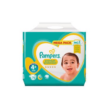 PAMPERS PREMIUM PROTECTION T4+ 2X72