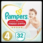 PAMPERS PREMIUM PROTECTION PANTS T4 3X32