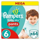 PAMPERS BABY DRY PANTS T6 X 64 CARTON KLL 8001090311726