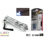 LAMPE ALUMINIUM 9 LEDS - PILES INCL. ( 24 PIECES)