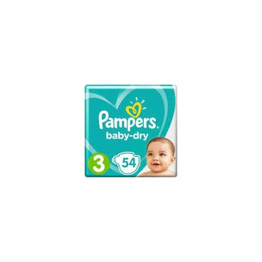  PAMPERS BABY DRY T3 lot 3X54 (EN/SV/NO) KLL 8001090012555